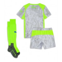 Fotbalové Dres Manchester City Dětské Alternativní 2025-26 Krátký Rukáv (+ trenýrky)